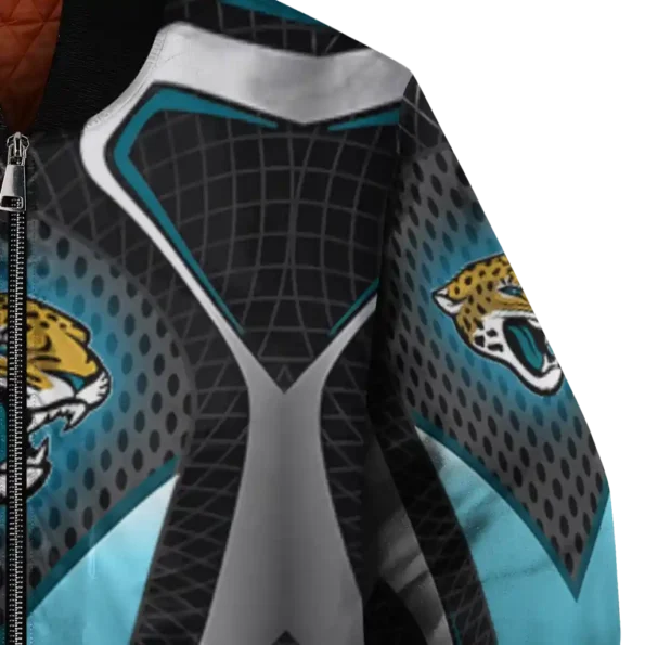 customized jacksonville jaguars mesh chest black crocs black bomber jacket premium grade