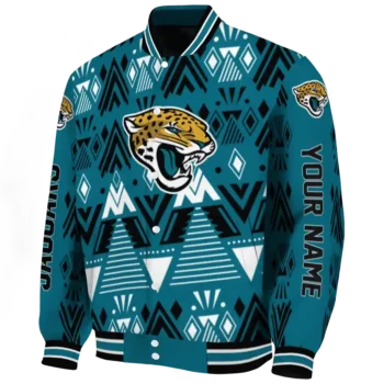 customized jacksonville jaguars pyramid shapes teal varsity jacket best selling.webp