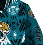 customized jacksonville jaguars pyramid shapes teal varsity jacket best selling.webp