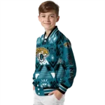 customized jacksonville jaguars pyramid shapes teal varsity jacket best selling.webp
