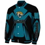 customized jacksonville jaguars spider mark teal black crocs varsity jacket best selling.webp