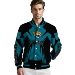 customized jacksonville jaguars spider mark teal black crocs varsity jacket best selling.webp