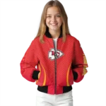 customized kansas city chiefs chevron arrow red bomber jacket best selling