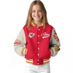 customized kansas city chiefs razorback outline red nude varsity jacket best selling
