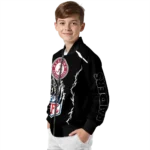 customized las vegas raiders claw blood black bomber jacket best selling