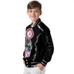 customized las vegas raiders claw blood black varsity jacket best selling