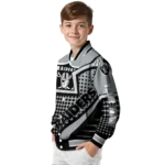customized las vegas raiders star burst black varsity jacket best selling