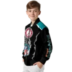 customized miami dolphins claw blood aqua black bomber jacket best selling