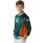 customized miami dolphins power plate aqua varsity jacket best selling