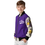 customized minnesota vikings razorback outline purple nude bomber jacket best selling