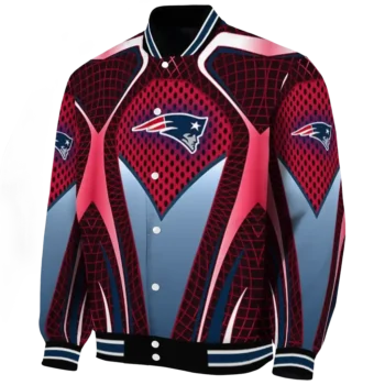 customized new england patriots mesh chest red crocs black varsity jacket best selling