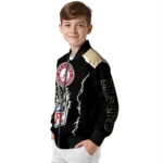 customized new orleans saints claw blood gold black bomber jacket best selling