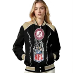 customized new orleans saints claw blood gold black varsity jacket best selling
