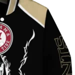 customized new orleans saints claw blood gold black varsity jacket best selling