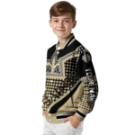 customized new orleans saints star burst gold varsity jacket best selling