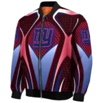 customized new york giants mesh chest red crocs black bomber jacket best selling
