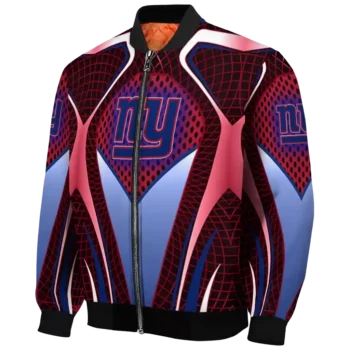 customized new york giants mesh chest red crocs black bomber jacket best selling
