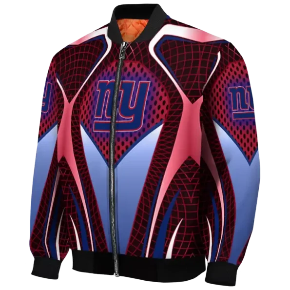 customized new york giants mesh chest red crocs black bomber jacket best selling