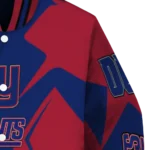 customized new york giants spider mark blue red crocs varsity jacket best selling