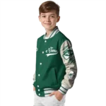 customized new york jets razorback outline green nude varsity jacket best selling