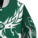 customized new york jets winged blaze green white varsity jacket best selling