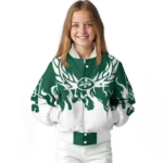 customized new york jets winged blaze green white varsity jacket best selling