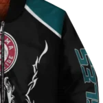 customized philadelphia eagles claw blood green black bomber jacket best selling