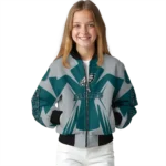 customized philadelphia eagles spider mark green grey crocs bomber jacket best selling