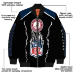 customized seattle seahawks claw blood blue black bomber jacket best selling