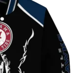 customized seattle seahawks claw blood blue black varsity jacket best selling