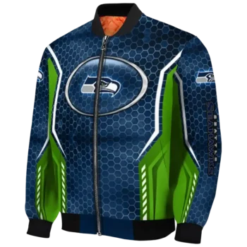 customized seattle seahawks power plate blue bomber jacket best selling