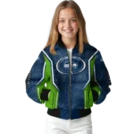 customized seattle seahawks power plate blue bomber jacket best selling