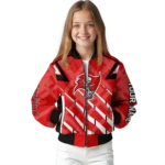 customized tampa bay buccaneers chevron angles red bomber jacket best selling
