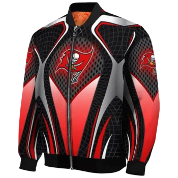 customized tampa bay buccaneers mesh chest black crocs black bomber jacket best selling