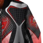 customized tampa bay buccaneers mesh chest black crocs black bomber jacket best selling