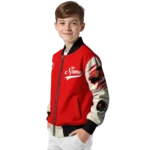 customized tampa bay buccaneers razorback outline red nude bomber jacket best selling