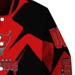 customized tampa bay buccaneers spider mark red black crocs varsity jacket best selling