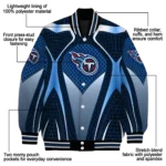 customized tennessee titans mesh chest red crocs black varsity jacket best selling