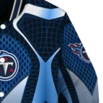 customized tennessee titans mesh chest red crocs black varsity jacket best selling