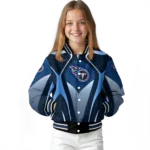 customized tennessee titans mesh chest red crocs black varsity jacket best selling