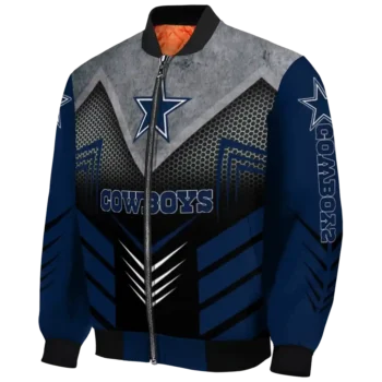 dallas cowboys arrow layer blue black bomber jacket best selling