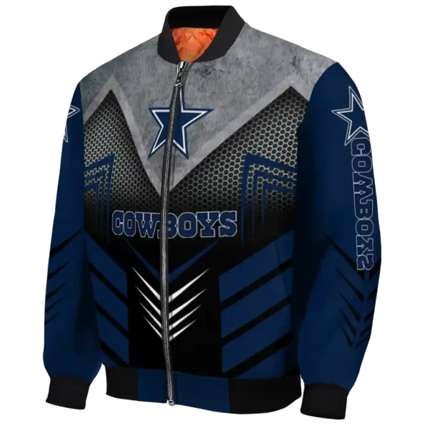 dallas cowboys arrow layer blue black bomber jacket best selling