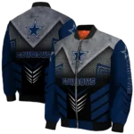 dallas cowboys arrow layer blue black bomber jacket best selling