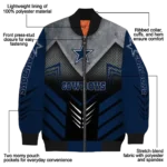 dallas cowboys arrow layer blue black bomber jacket best selling