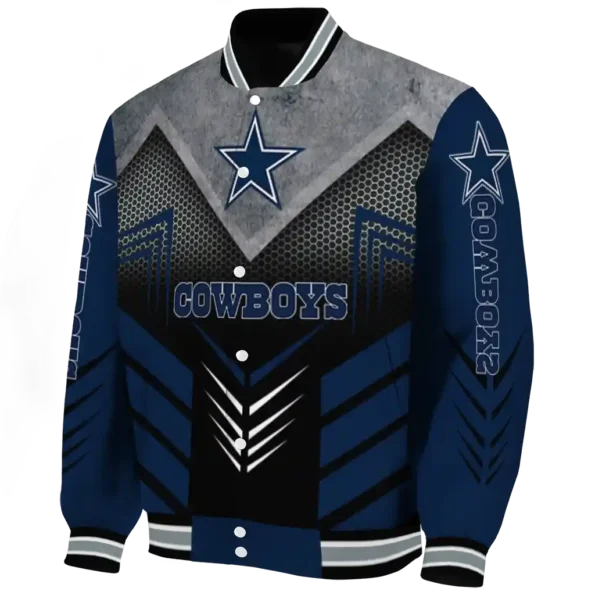 dallas cowboys arrow layer blue black varsity jacket best selling.webp