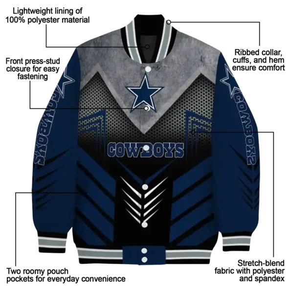 dallas cowboys arrow layer blue black varsity jacket new arrival.webp