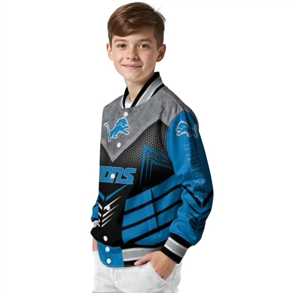 detroit lions arrow layer blue black varsity jacket trendy.webp