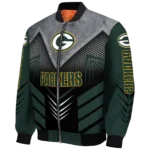 green bay packers arrow layer green black bomber jacket best selling