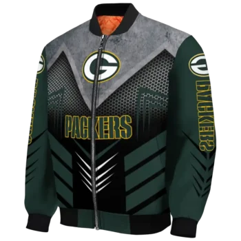 green bay packers arrow layer green black bomber jacket best selling