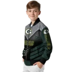 green bay packers arrow layer green black bomber jacket best selling
